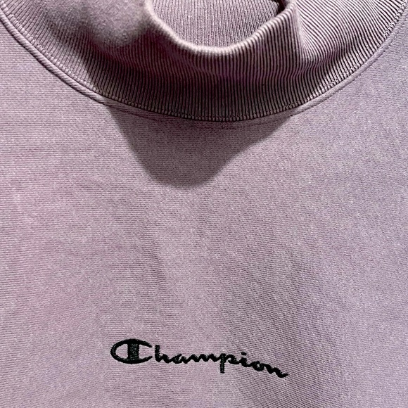 Champion sweatshirt high neck Reverse wick Size Small Purple - Picture 3 of 6